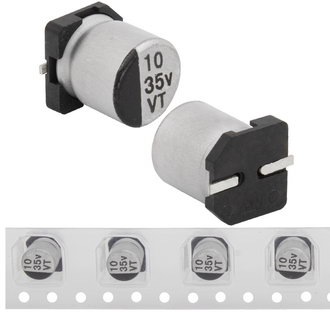 10 uF 35 V 105C 5*5.4 VT