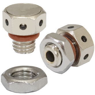 M5X0.8 Brass/Steel nut